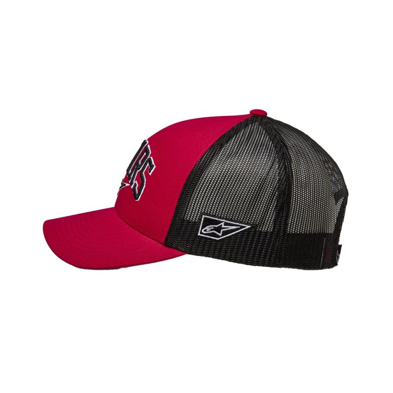 Alpinestars Dunker Red Black Trucker Hat 4