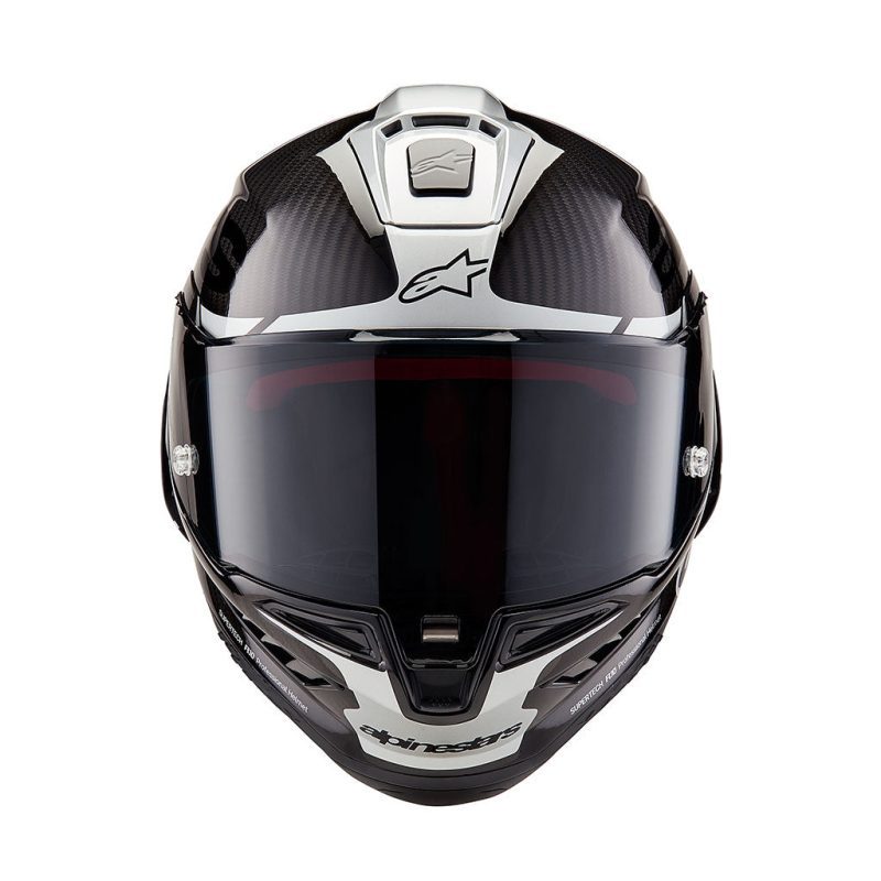 Alpinestars Supertech SR10 Element Black Silver Carbon Helmet 6