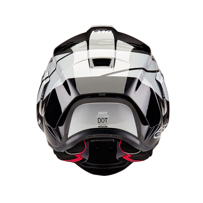 Alpinestars Supertech SR10 Element Black Silver Carbon Helmet3