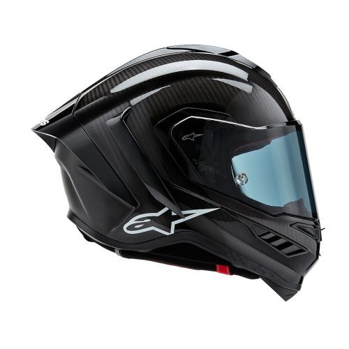 Alpinestars Supertech SR10 Solid Black Carbon Helmet 4