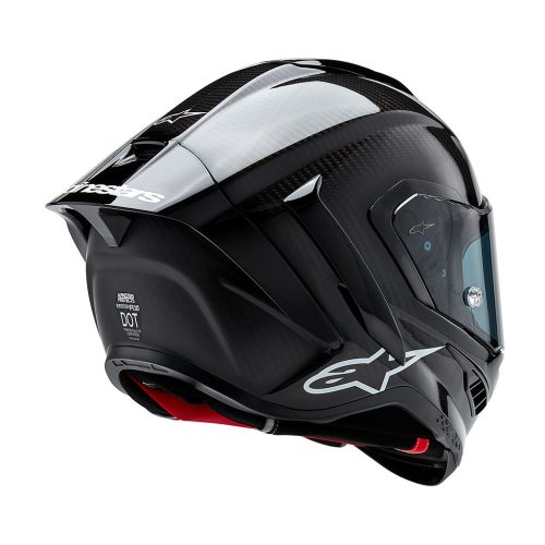 Alpinestars Supertech SR10 Solid Black Carbon Helmet 7