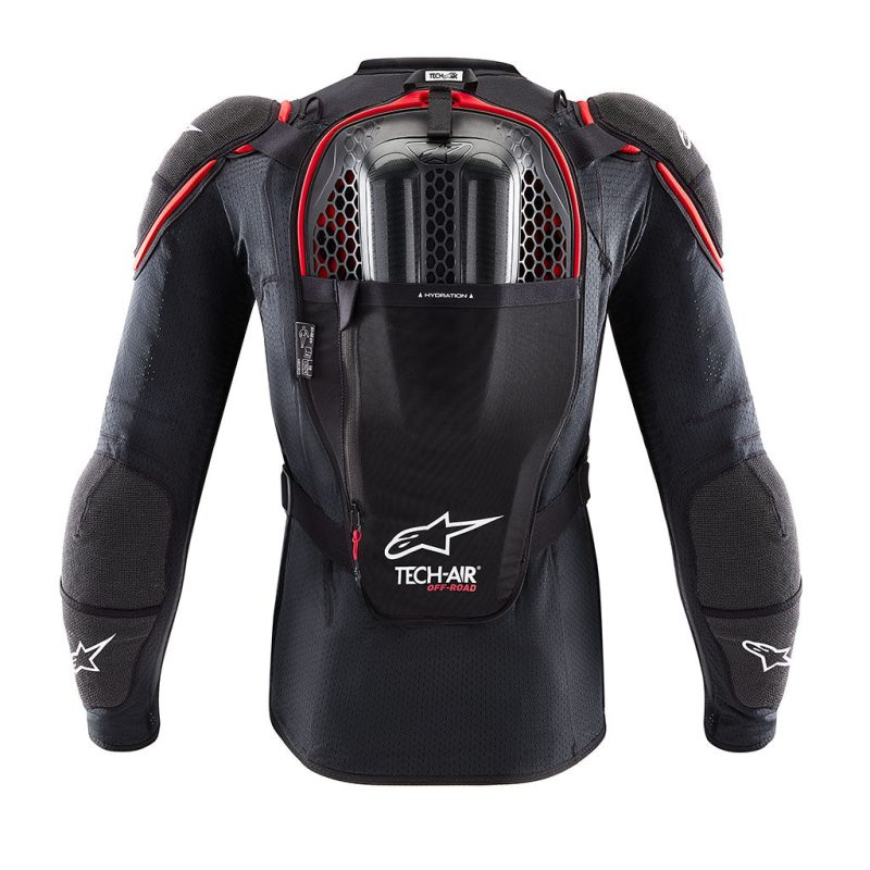 Alpinestars Tech Air Off Road Red Black Vest 6