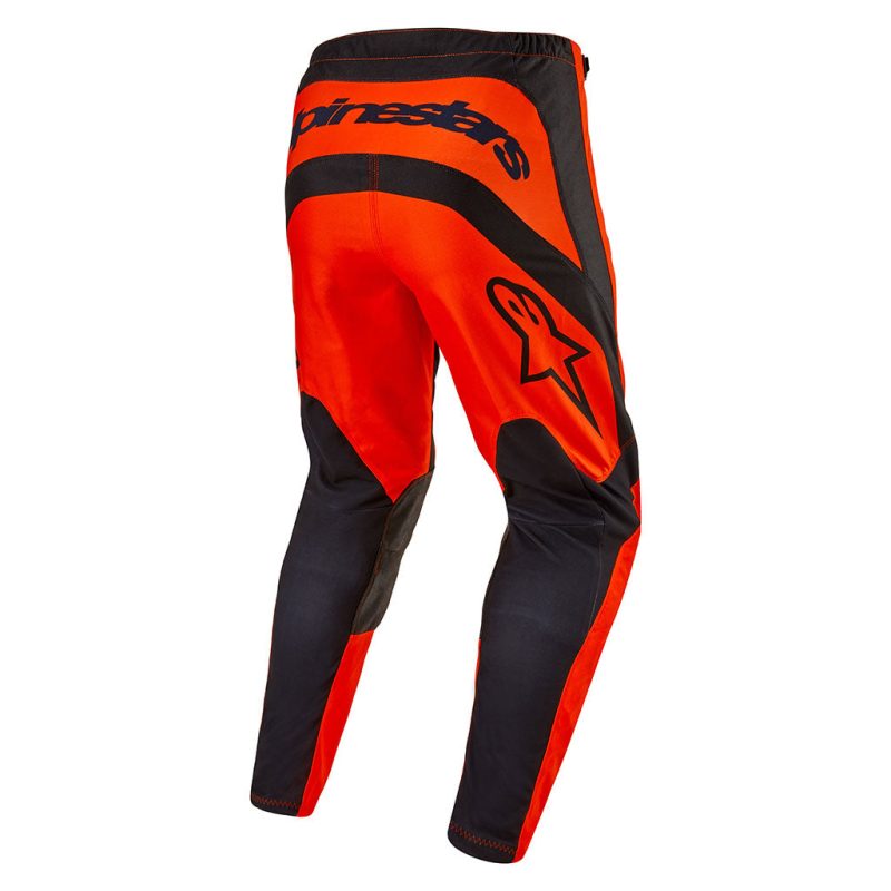 fluid lurv orange black pants back