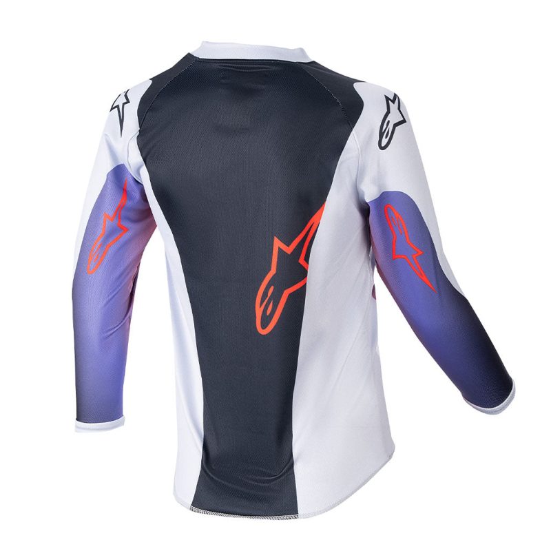 kids racer purple orange jersey front 1