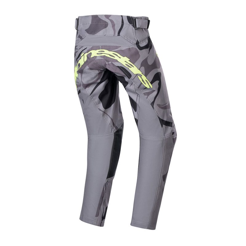 youth racer tactical grey yellow pant back